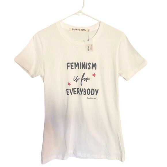 Michael Stars Tops - Michael Stars | NWT Feminism is for Everybody White Graphic Tee